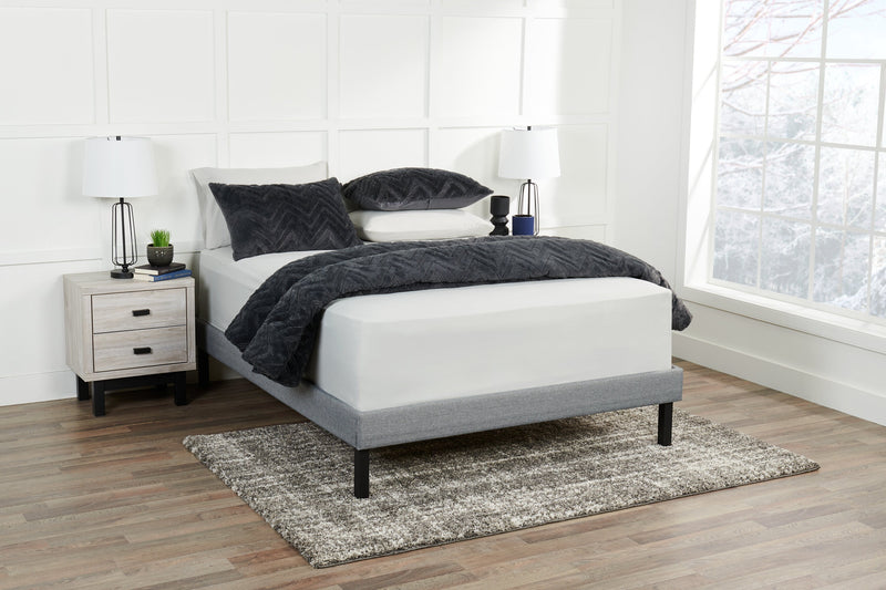 Base plateforme Breeze pour grand lit - gris moyen