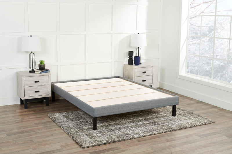 Base plateforme Breeze pour lit double - gris moyen