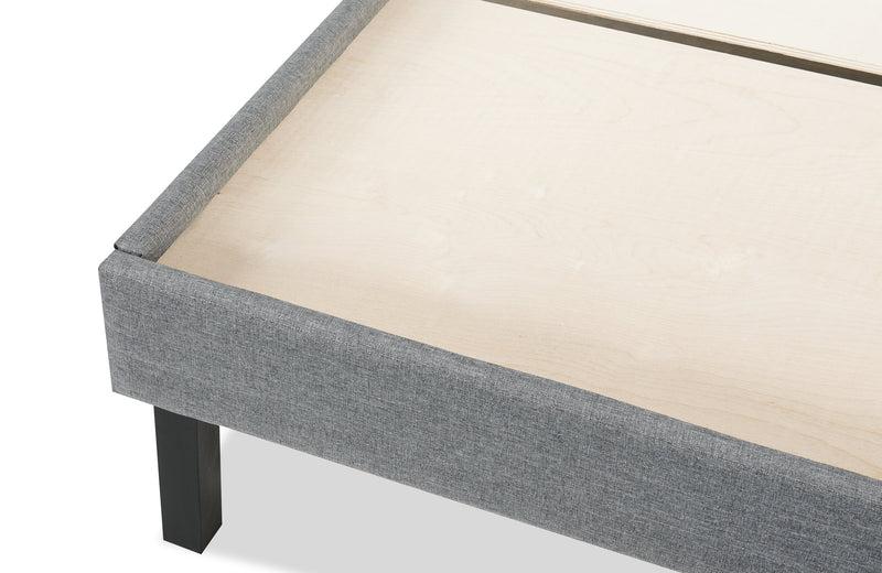 Base plateforme Breeze pour lit simple très long - gris moyen