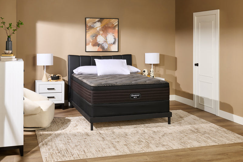 Matelas moyen à Euro-plateau GL6 de Beautyrest pour lit simple très long