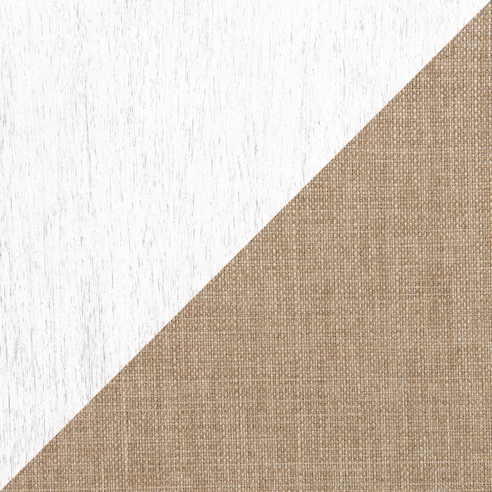 Ensemble de salle à manger Bryn 3 pièces avec table de 42 po à abattant et 2 chaises - deux teintes, blanc et brun