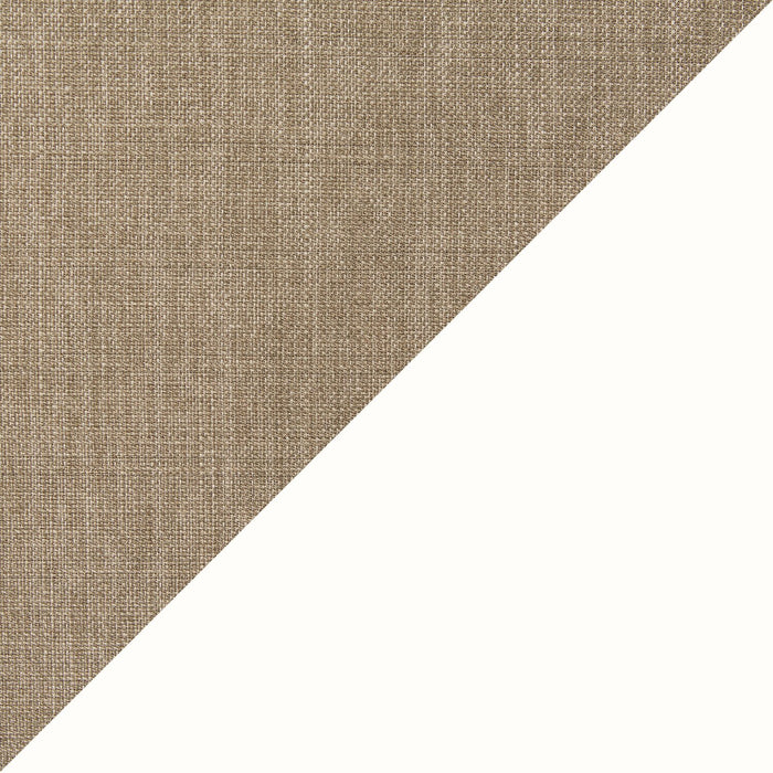 Chaise de salle à manger Bryn avec siège en tissu et dossier en échelle - blanche