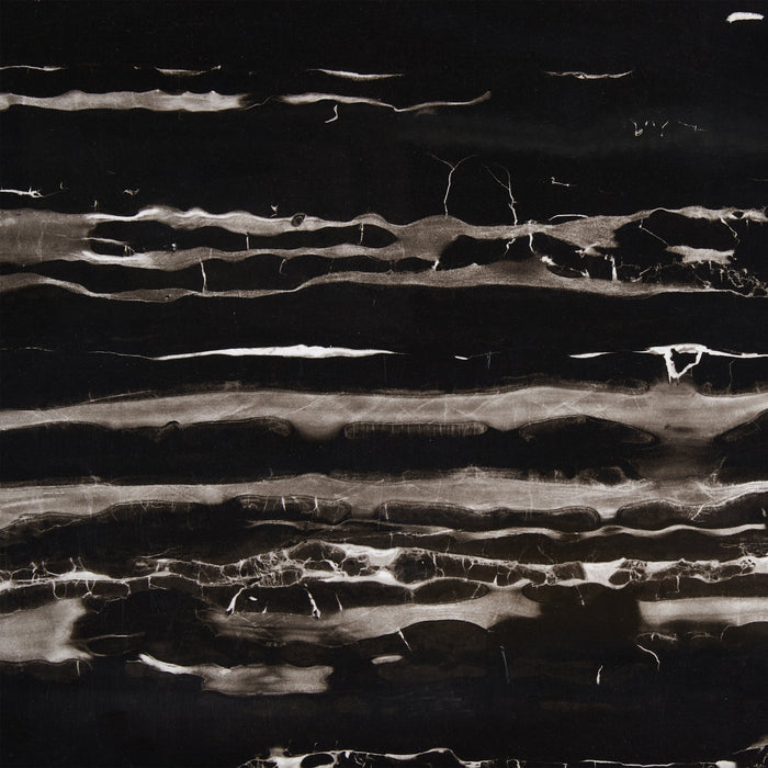 Table de salle à manger Burk de 72 po (L) avec dessus en résine époxy en imitation de marbre - noire