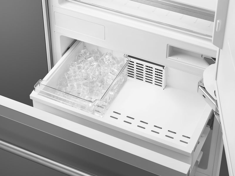 Réfrigérateur encastré Smeg 16,42 pi3 à panneau personnalisable et à congélateur inférieur - CB465UI