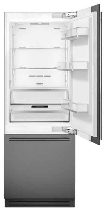 Réfrigérateur encastré Smeg 16,42 pi3 à panneau personnalisable et à congélateur inférieur - CB465UI