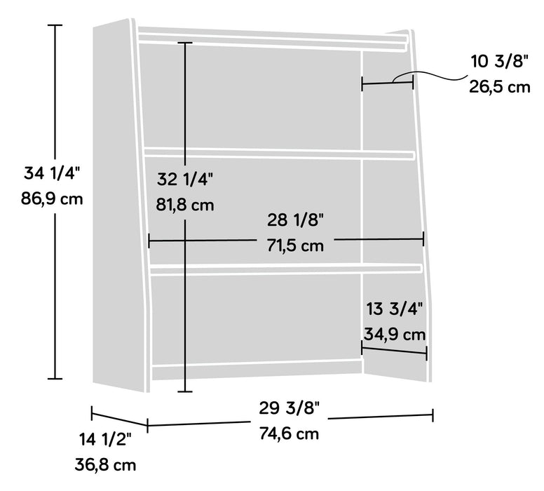 Crédence Clifford Place de 29,37 po de qualité commerciale - érable naturel