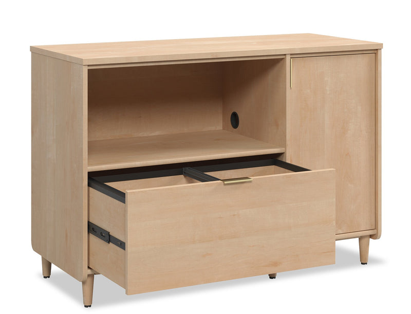 Petit bahut Clifford Place de 44,06 po de qualité commerciale - érable naturel