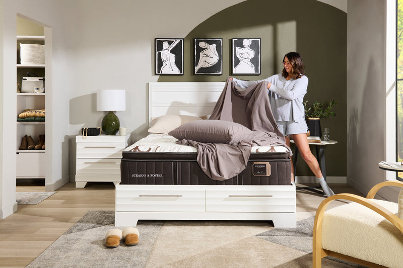 Matelas à plateau-coussin Crystal Palace collection Founders de Stearns & Foster pour grand lit