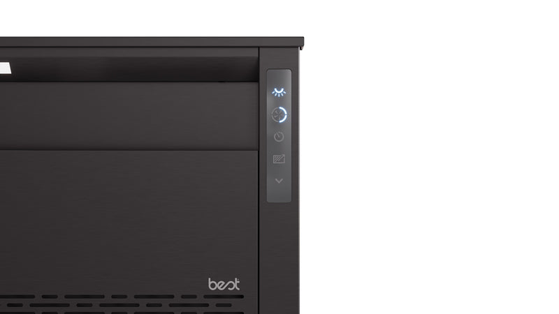 Hotte de cuisinière BESTMD CatturaMC de série D49M de 36 pouces à aspiration descendante - D49M36BLS