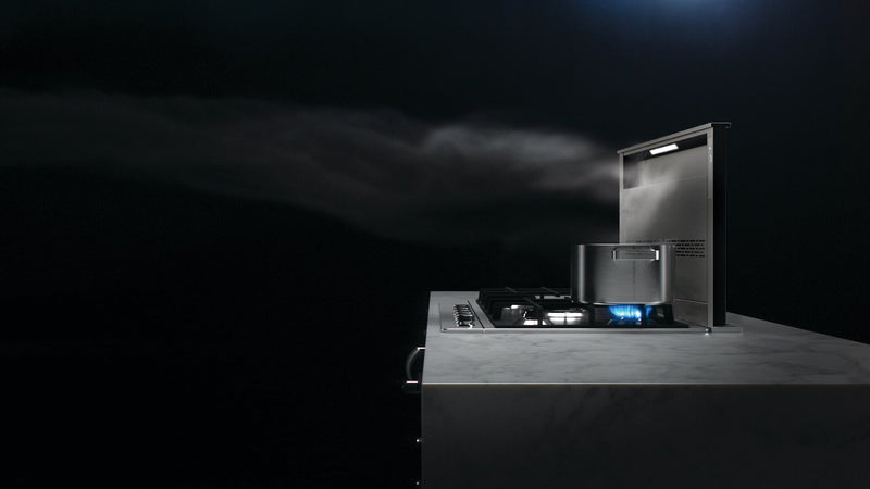 Hotte de cuisinière BESTMD CatturaMC de série D49M de 36 pouces à aspiration descendante - D49M36BLS