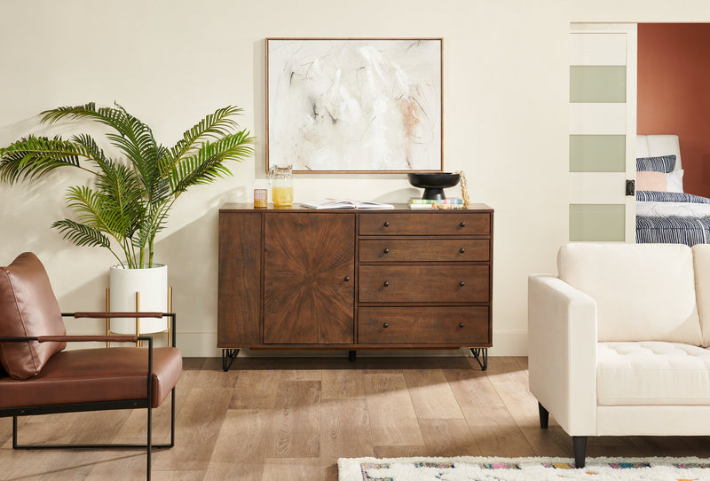 Toile décorative encadrée « Neutral Mood » avec fioritures - 31 po x 41 po