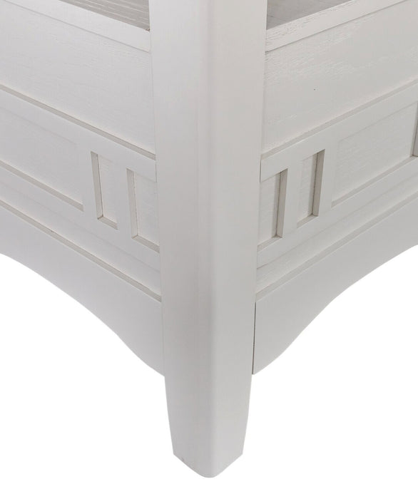 Table de salle à manger ronde Dena de 42 po à 60 po (L) avec rallonge - gris tourterelle