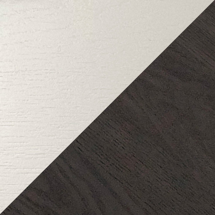 Table de salle à manger ronde Dena de 42 po à 60 po (L) avec rallonge - gris tourterelle