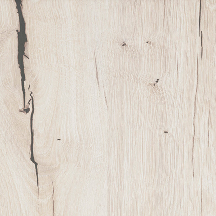 Miroir de commode de chambre à coucher Derekson - blanc rustique