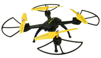  Drone quadrirotor X-11 Stratosphere de Sky Rider jaune avec caméra Wi-Fi (DRW311B)