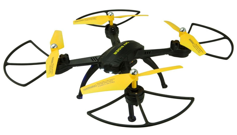 Drone quadrirotor X-11 Stratosphere de Sky Rider jaune avec caméra Wi-Fi (DRW311B)