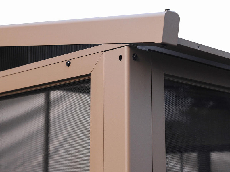 Gazebo Penguin Florence - Solarium mural 10x16 Toit d'acier