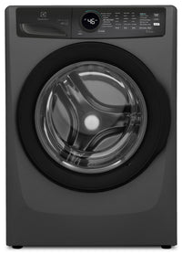 Laveuse Perfect SteamMC d’Electrolux à chargement frontal de 4,5 pi3 avec lavage LuxCareMD - titane - superposable - ELFW7437AT