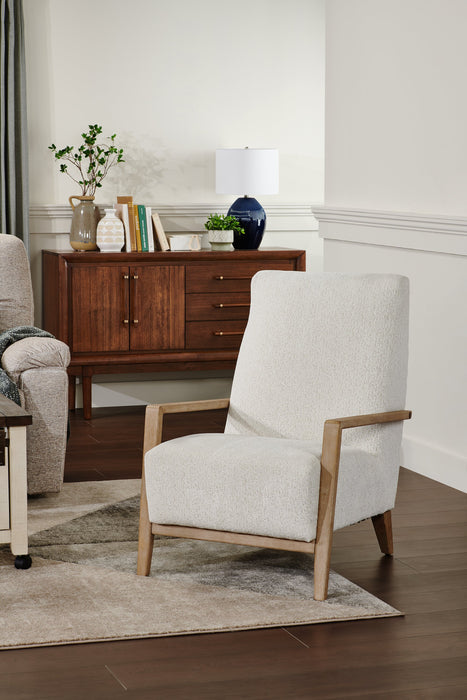 Desserte de salle à manger Ember de 56 po (L) avec rangement et tiroirs - brune