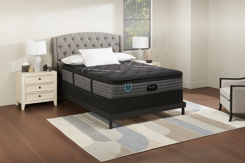 Ensemble matelas ferme à Euro-plateau Executive Suite de série Hotel de Beautyrest BlackMD pour grand lit