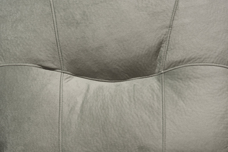 Fauteuil inclinable Everett de 33,5 po fabriqué au Canada en tissu - gris