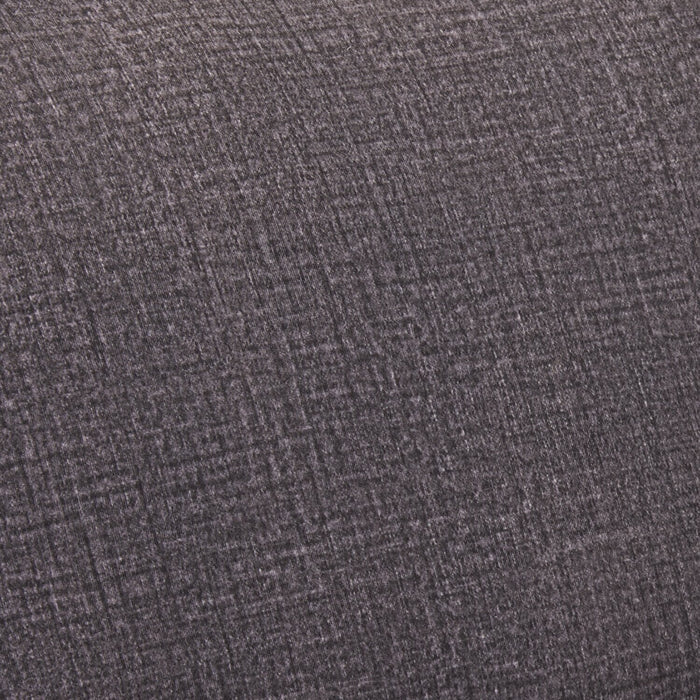 Grand sofa-lit Everlee de 76,5 po fabriqué au Canada en microsuède avec mousse à mémoire de forme et deux coussins décoratifs - gris