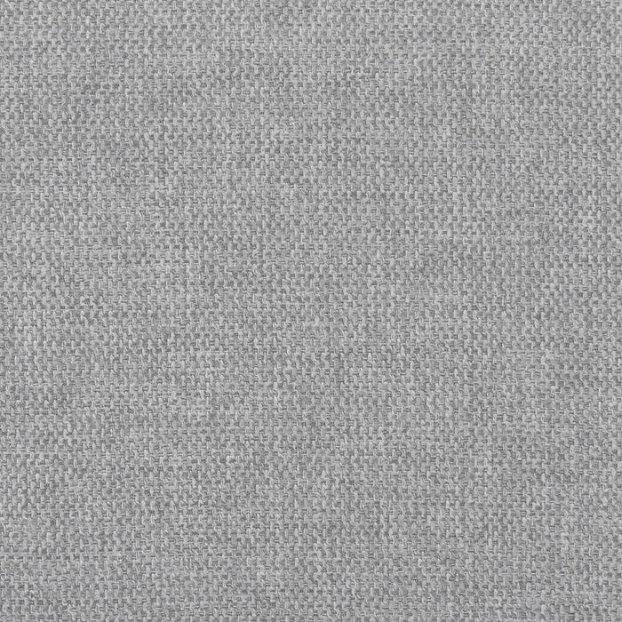 Sofa sectionnel modulaire Evolve de Scott Living 4 pièces en tissu d’apparence lin avec pouf et coussins en duvet et plumes - gris