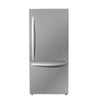 Réfrigérateur d’appartement Danby Designer de 18,7 pi³ et de 29,5 po à congélateur inférieur - acier inoxydable - DBM187E1SSDB