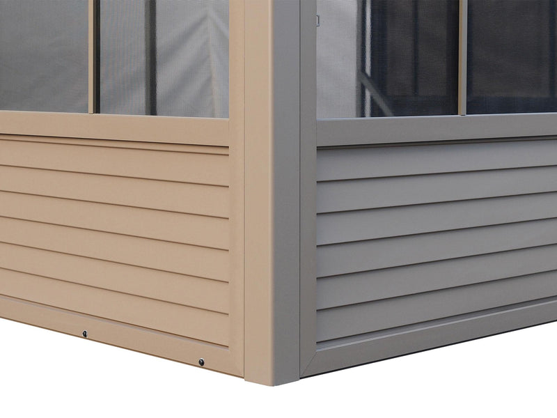 Gazebo Penguin Florence - Solarium mural 8x16 Toit d'acier
