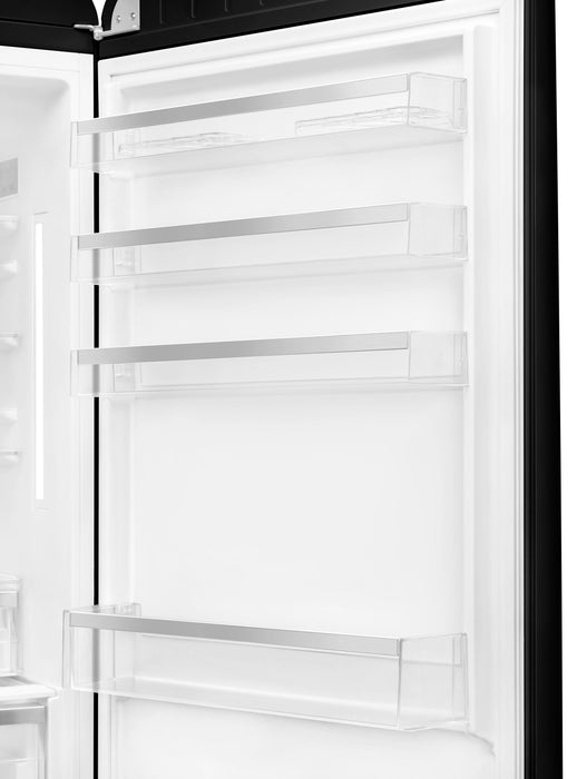 Réfrigérateur Smeg rétro de 18 pi3 à congélateur inférieur - FAB38URBL