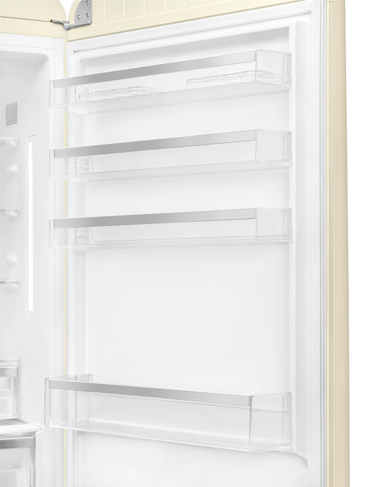Réfrigérateur Smeg rétro de 18 pi3 à congélateur inférieur - FAB38URCR