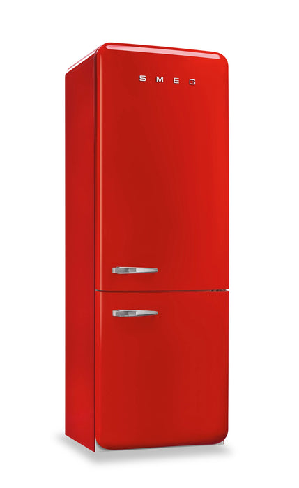Réfrigérateur Smeg rétro de 18 pi3 à congélateur inférieur - FAB38URRD