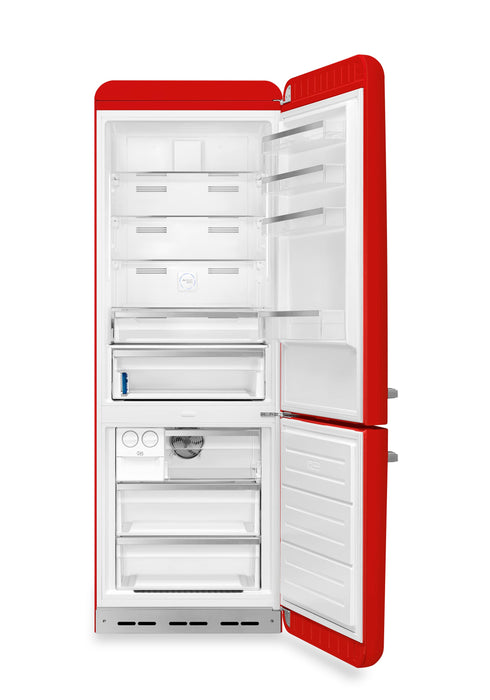 Réfrigérateur Smeg rétro de 18 pi3 à congélateur inférieur - FAB38URRD