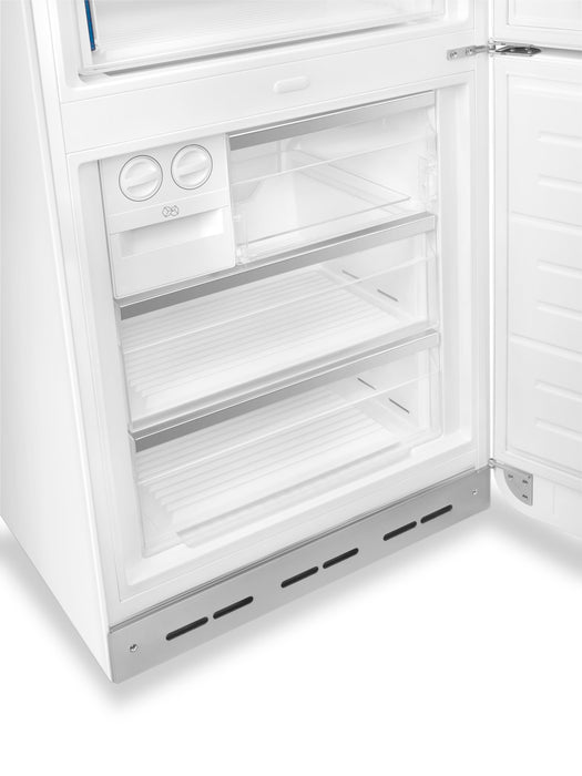 Réfrigérateur Smeg rétro de 18 pi3 à congélateur inférieur - FAB38URWH