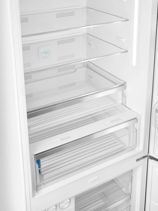 Réfrigérateur Smeg rétro de 18 pi3 à congélateur inférieur - FAB38URWH