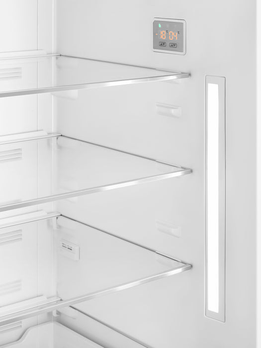 Réfrigérateur Smeg rétro de 18 pi3 à congélateur inférieur - FAB38URWH