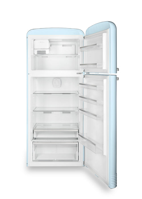 Réfrigérateur Smeg rétro de 19,28 pi3 à congélateur supérieur - FAB50URPB3