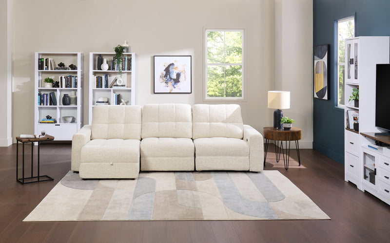 Carpette Farrah gris et bleu - 7 pi 10 po x 10 pi 6 po