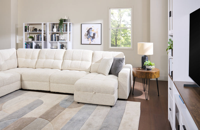 Carpette Farrah gris et bleu - 7 pi 10 po x 10 pi 6 po