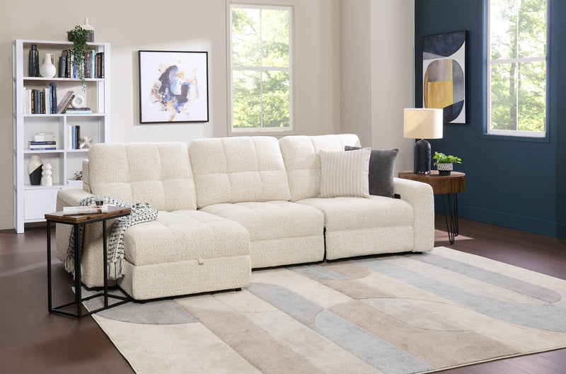 Carpette Farrah gris et bleu - 7 pi 10 po x 10 pi 6 po