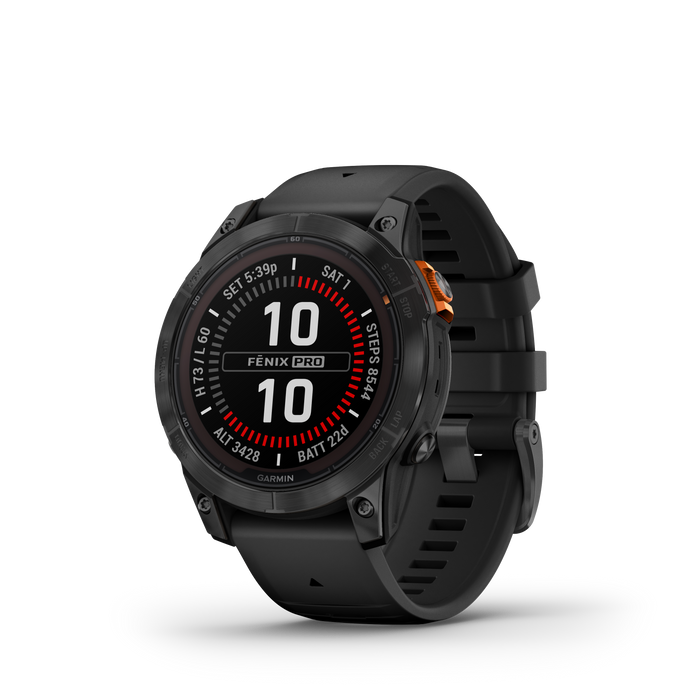 Garmin Fenix® 7 Pro Montre Gps Intelligente - Suivi De La Sante Avec Chargement Solaire, 42 Mm - Gris Ardoise