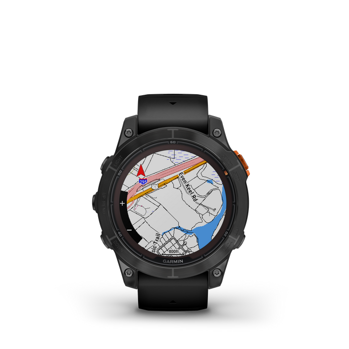 Garmin Fenix® 7 Pro Montre Gps Intelligente - Suivi De La Sante Avec Chargement Solaire, 42 Mm - Gris Ardoise