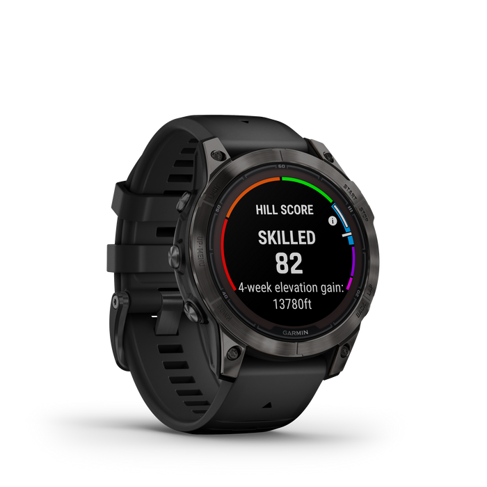 Garmin Fenix® 7 Pro Montre Gps Intelligente - Suivi De La Sante Avec Chargement Solaire, 42 Mm - Gris Carbone
