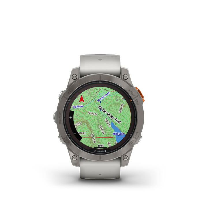 Garmin Fenix® 7 Pro Montre Gps Intelligente - Suivi De La Sante Avec Chargement Solaire, 47 Mm - Titane