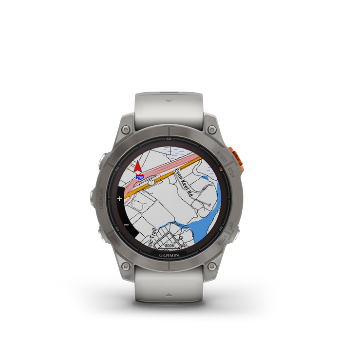 Garmin Fenix® 7 Pro Montre Gps Intelligente - Suivi De La Sante Avec Chargement Solaire, 47 Mm - Titane