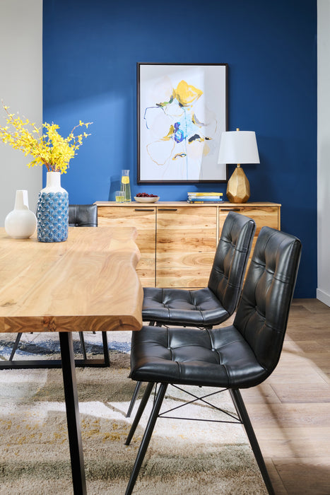 Fleurs jaunes à l’acrylique - 31 po x 41 po 