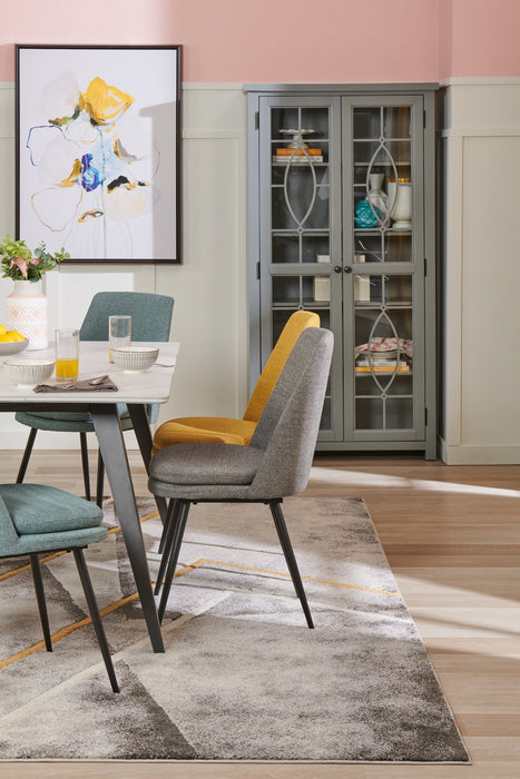 Fleurs jaunes à l’acrylique - 31 po x 41 po 