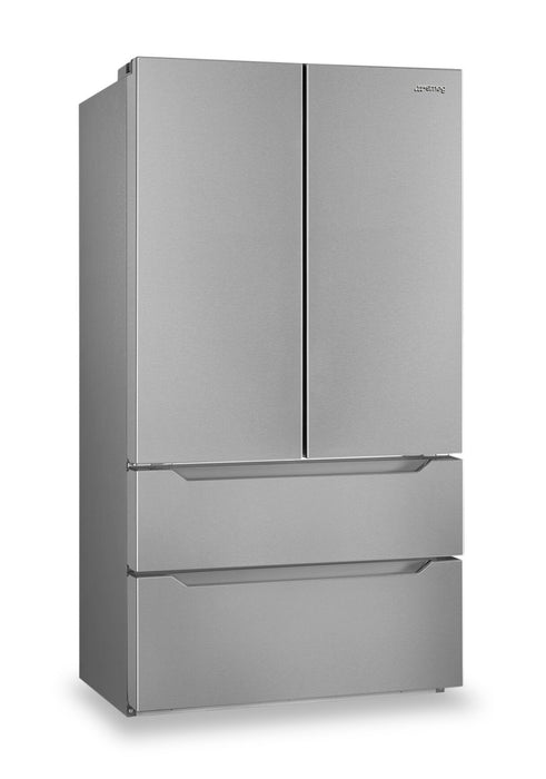 Réfrigérateur Smeg de 22,46 pi3 à portes françaises - FQ55UFX