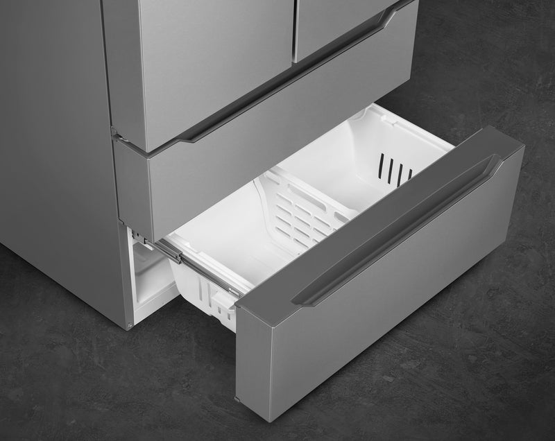 Réfrigérateur Smeg de 22,46 pi3 à portes françaises - FQ55UFX