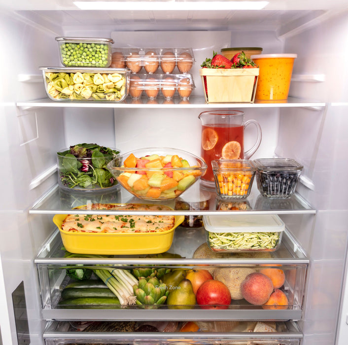 Réfrigérateur GE de 17,7 pi3 et de 31 po de profondeur comptoir à congélateur inférieur - acier inoxydable - GBE17HYRFS 